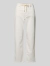 s.Oliver RED LABEL Straight Fit Jeans aus Baumwoll-Mix Modell 'KAROLIN' Weiss