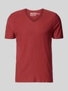 MCNEAL T-Shirt mit V-Ausschnitt Rostrot