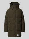 khujo Regular Fit Puffer Jacket mit Logo-Patch Modell 'Zeno' Oliv