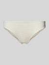Marc O'Polo Slip met semi-transparant streepmotief Offwhite