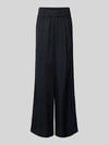 Lanius Wide Leg Stoffhose mit elastischem Bund Marine