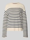 Tommy Hilfiger Regular Fit Strickpullover aus reiner Wolle Sand