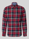 Superdry Regular Fit Freizeithemd aus reiner Baumwolle Dunkelrot