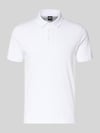 BOSS Poloshirt mit Brand-Schriftzug Weiss
