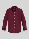 Polo Ralph Lauren Custom Fit Freizeithemd aus reiner Baumwolle Bordeaux