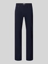 Brax slim fit broek met steekzakken model 'Chuck' Marineblauw