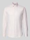 Jake*s Slim Fit Businesshemd aus reiner Baumwolle Taupe