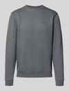 Blend Sweatshirt mit Rundhalsausschnitt und Logo Anthrazit
