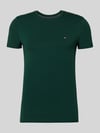 Tommy Hilfiger Slim Fit T-Shirt aus Baumwoll-Mix Dunkelgruen