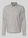 JACK & JONES Regular Fit Freizeithemd aus Baumwolle Modell 'AUSTIN' Hellgrau