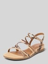 Tamaris sandalen met strass-steentjes Beige
