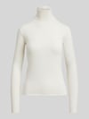 Polo Ralph Lauren Slim Fit Rollkragenpullover aus Baumwoll-Lyocell-Mix Weiss