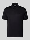 Emporio Armani Poloshirt mit kurzer Knopfleiste Black