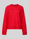 ONLY Relaxed fit Gebreide pullover met O-neck Model 'SIMONI' Lichtrood