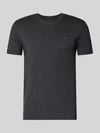 Tommy Jeans Slim Fit T-Shirt aus Baumwoll-Mix Modell 'JASPE HERITAGE' Black
