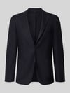 BOSS Marynarka w kroju slim fit z dodatkiem żywej wełny model 'P-Hanry-WG-264' Granatowy