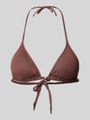 Banana Moon Schimmerndes Bikini-Oberteil Modell 'CRICO SPARKLESUN' Dunkelbraun