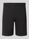 Lacoste Regular Fit Sweatshorts aus reiner Baumwolle Black