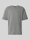PEGADOR T-shirt o kroju oversize z logo w formie haftu Antracytowy
