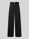 MAC Wide Leg Hose mit Gürtel Modell 'Carletta' Black