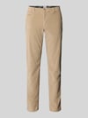 Brax Slim Fit Cordhose mit Gesäßtaschen Modell 'Fabio' Kitt