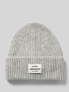 MADS NØRGAARD Beanie aus Woll-Mix Modell 'Tosca Anju' Silber Melange