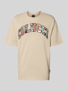 COLUCCI T-Shirt mit 1/2-Arm Schlamm