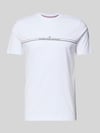 Christian Berg Men T-shirt o kroju regular fit z nadrukiem z logo Biały