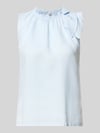 Christian Berg Woman regular fit blouse van viscosemix met linnen-Anteil Lichtblauw