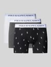 Polo Ralph Lauren Underwear Trunks van katoenmix in een set van 3 Zwart
