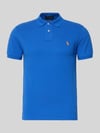 Polo Ralph Lauren Slim Fit Poloshirt aus reiner Baumwolle Blau