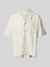 Calvin Klein Underwear Relaxed Fit Pyjama-Oberteil aus Leinen-Lyocell-Mix Beige