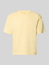 GAP Cropped T-Shirt mit Rundhalsausschnitt Hellgelb