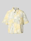 Jake*s Studio Woman Relaxed Fit Bluse mit Strukturmuster Lind