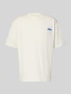 HUGO Blue Oversized T-Shirt aus reiner Baumwolle Modell 'Nohatio' Weiss