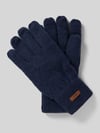 Barts Handschuhe mit Label-Detail Modell 'HAAKON' Marine