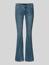 TRUE RELIGION Low Rise Flared Jeans mit Eingrifftaschen Modell 'JOEY' Jeansblau