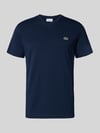 Lacoste Regular Fit T-Shirt aus reiner Baumwolle Marine