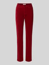 Christian Berg Woman Slim Fit Cordhose im 5-Pocket-Design Dunkelrot