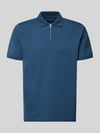 MCNEAL Regular Fit Poloshirt mit Strukturmuster Rauchblau