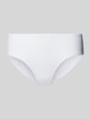 HANRO Slip mit eingefassten Abschlüssen Weiss