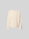 Closed Sweatshirt met geribde boorden Beige
