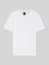 BOSS Regular Fit T-Shirt aus reiner Baumwolle Modell 'Thompson 01' Weiss