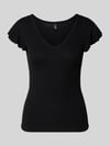 ONLY Slim Fit Top aus Viskose-Mix Modell 'BELLA' Black