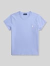 Polo Ralph Lauren regular fit T-shirt van puur katoen Lichtblauw