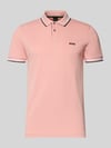 BOSS Green Slim Fit Poloshirt aus reiner Baumwolle Modell 'PAUL' Pink
