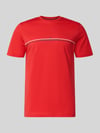 Christian Berg Men T-shirt o kroju regular fit z nadrukiem z logo Czerwony