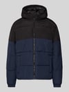 JACK & JONES Steppjacke mit Reißverschluss Modell 'MAZE' Marine