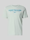 Tom Tailor T-shirt o kroju regular fit z czystej bawełny Limonkowy