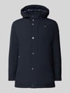Blauer USA Daunenjacke mit Kapuze Modell 'CHESTER' Marine